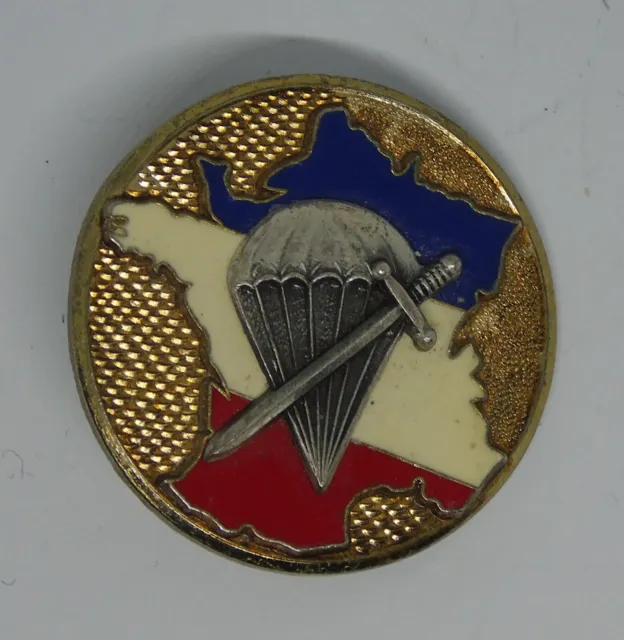 French Army 1st Parachute Shock Battalion Badge/Brevet - 1er BPC - DELSART