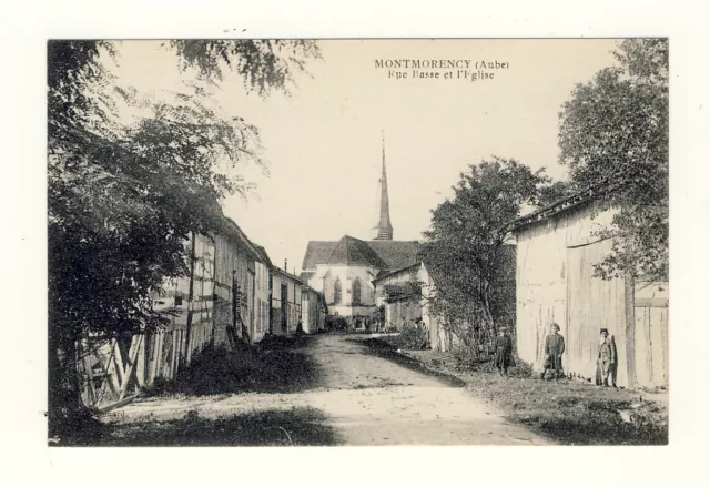 Montmorency CPA 10. Lower Street and the Animated Church. Split back, unwritten. Very bo