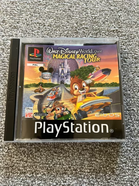 Walt Disney World Quest Magical Racing Tour - Sony Playstation Ps1 Game -Vgc