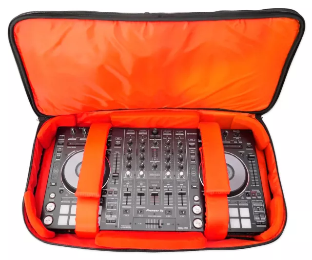 Bolsa controladora de DJ Rockville RDJB20 se adapta a Mixdeck y Quad N4 NS6 DDJ-SX MC7000+Más