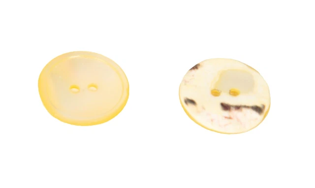 Lot De 10 Boutons Vintage Assortis - Pied Nacré - Tailles 1,1 à 1,7 Cm - Occasion - Origine France