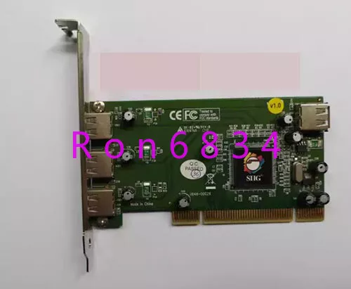 1pc used 2U SIIG PCI USB2.0 card NEC U048-00G2X