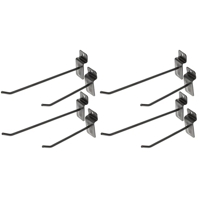 60 Pcs Display Hooks Hanger Slat Wall Hooks Hanger