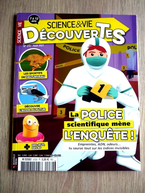 Science & Vie Decouvertes  N° 272 - Août  2021  / La Police Scientifique ...