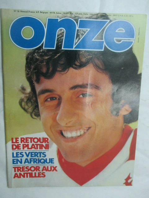 France Football 2 Juillet 1979 - Platini / Rep & Les Nouveaux Verts - Bilan Europe