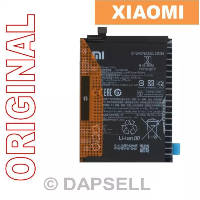 New Batteria Ricambio Originale Bp42 4250mah Ioni Litio Per Xiaomi  Mi 11 Lite