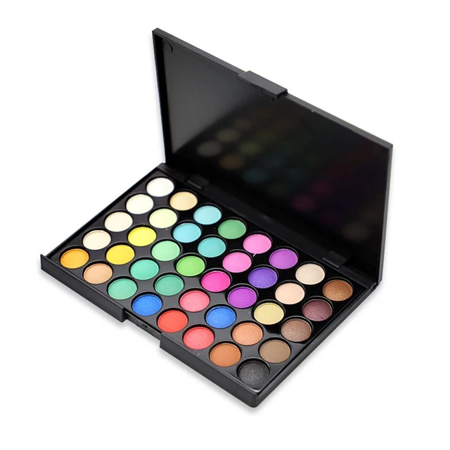 Mode Schweiß fest 40 Farben Matte Schimmer Lidschatten Mixer-Palette Make-up
