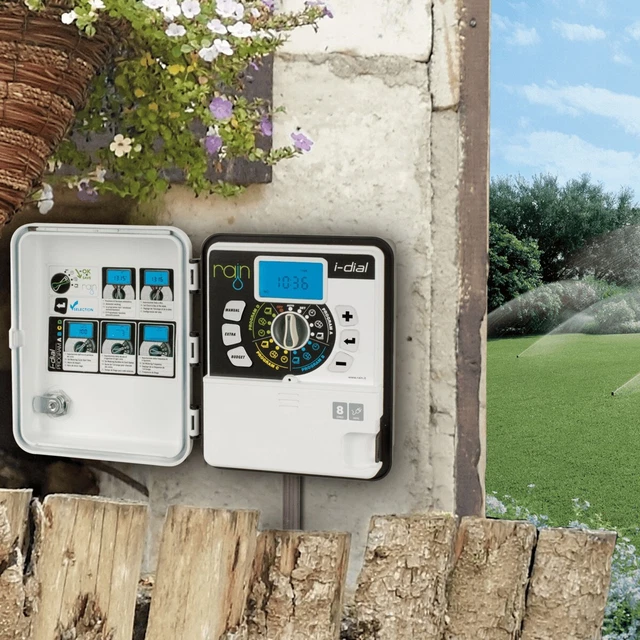 Centralina Irrigazione Rain Outdoor Pure Vision 2.0 &ndash; 1 Zona, 9 VDC, Per Orto E Giardino