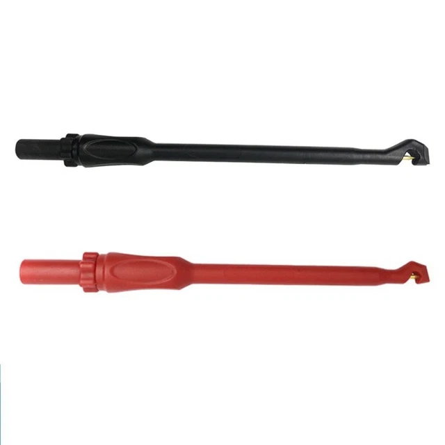 Kit Sonda Perforante per Filo da 4 Pezzi, Clip Perforante per Isolamento da 96x20mm Strumento per Perforazione Filo Sonde Perforanti per Test Termometro Voltmetro Multimetro TP81 (2mm, 4mm