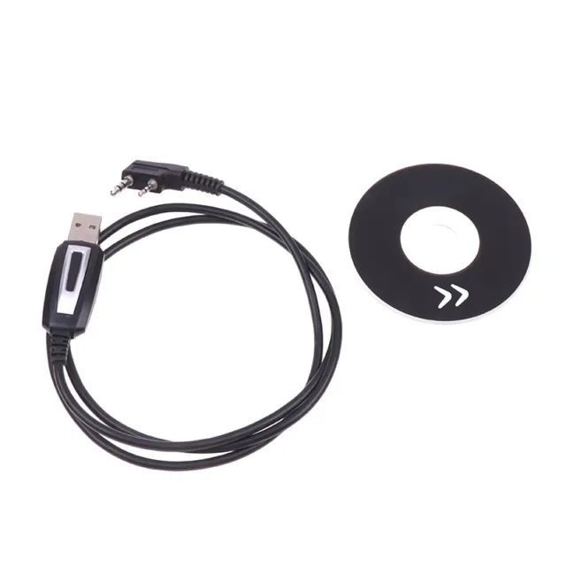 USB Programming Cable With Driver CD For UV-5RE UV-5R Pofung UV 5R Walkie Talkie