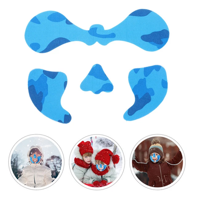 2 Sets Schneesport-Gesichtsaufkleber, Gesichtsschutzaufkleber,