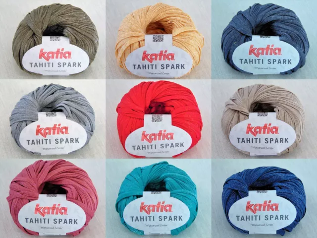 TAHITI SPARK  - KATIA -  50g  -  Garn  -  Wolle  -(100Gr./7,98)