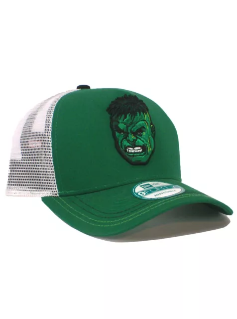 New Era Incredible Hulk 9forty Adjustable Hat Marvel Comics Heroes Green NWT