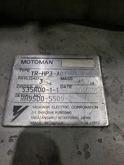 Motoman HP3C Robots