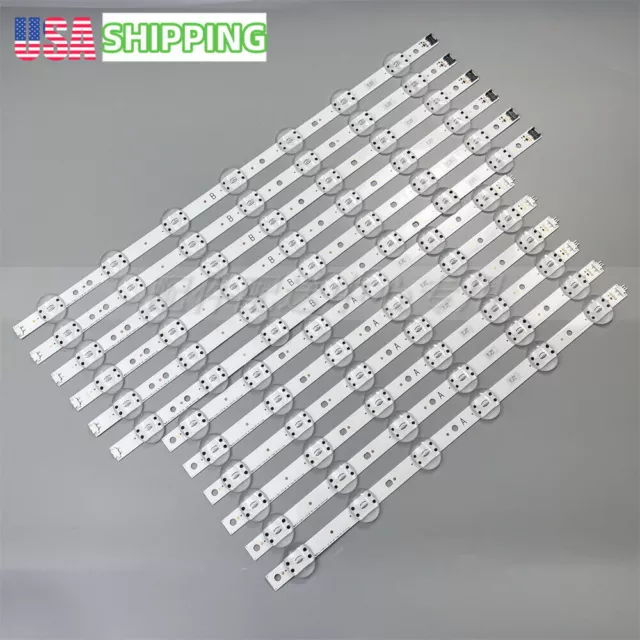 LED Backlight Strips (12) EAV64091902 / EAV64092002 For LG 86UM8070PUA 86UN8570