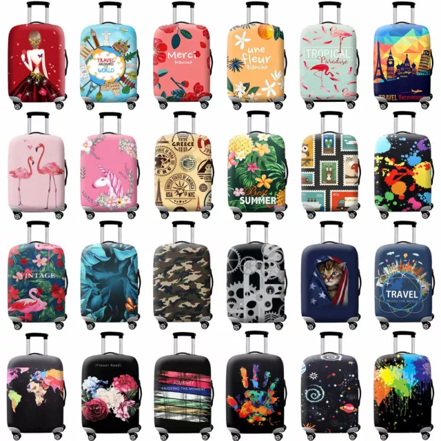 Elastic Suitcase Skin Case Cover 18"-32" Trolley Case Travel Luggage Protector