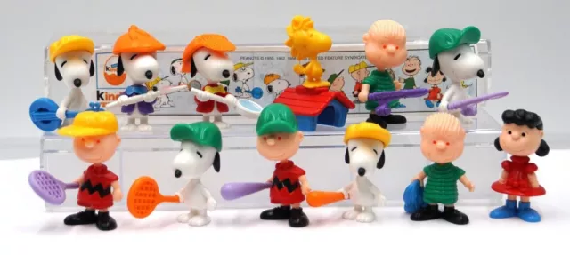 Kinder Ferrero Surprise Serie Completa Snoopy Peanuts Linus Lucy +1 Cartina Rar