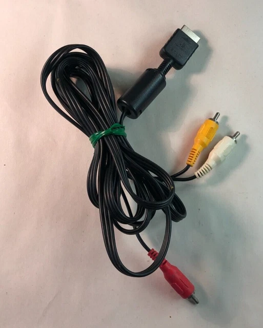 Câble Péritel RCA Officiel SONY Pour PlayStation 1 Et 2 - Occasion