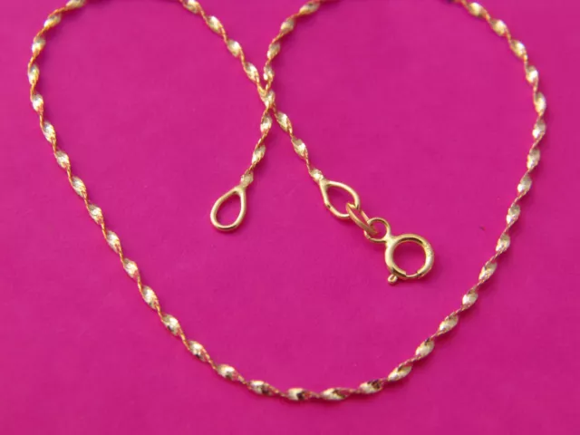 SOLID 14K YELLOW Gold Twisted Omega Necklace Chain Real 14kt gold Necklace  $48.99 - PicClick