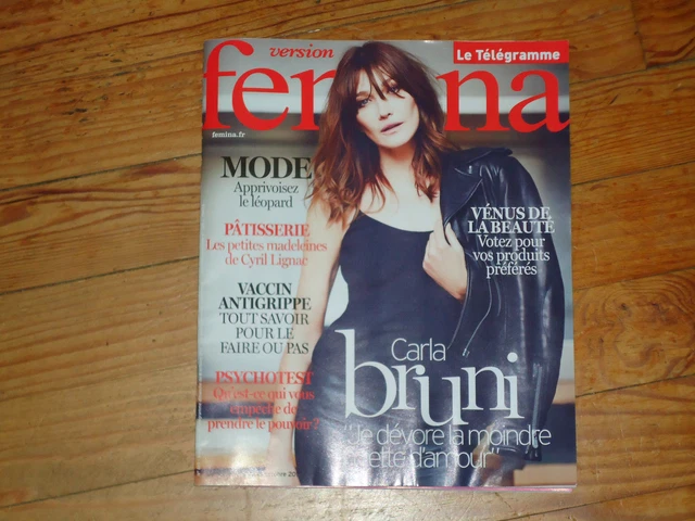 MAGAZINE FMINA - Carla BRUNI EUR 3,50 - PicClick FR