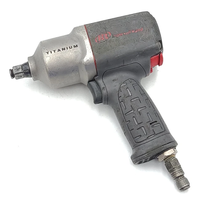 Ingersoll Rand Titanium Gray/Silver Compact Handheld 1/2" Air Impact Wrench