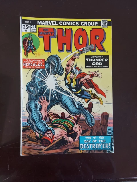 The Mighty Thor #224 1974 Hercules Destroyer