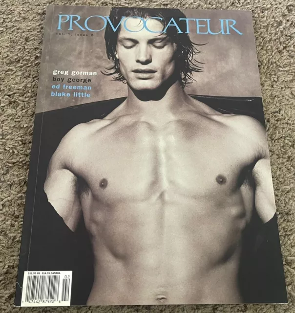 Vintage December 1995 PROVOCATEUR Gay Male Magazine- Vol. 1 Issue 2