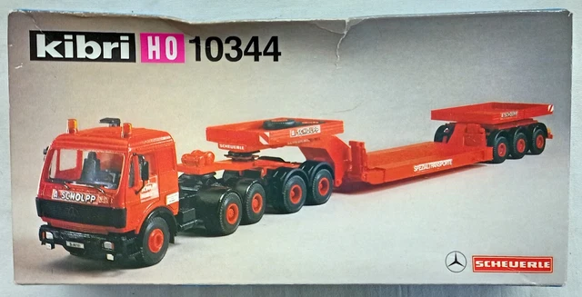 KIBRI 1/87 HO SCALE MAN SCHEUERLE INCOMPLETE MODEL KIT PLUS A FEW EXTRAS # 10343