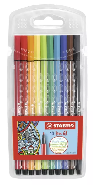 Premium-Filzstift - STABILO Pen 68 Set 10er,