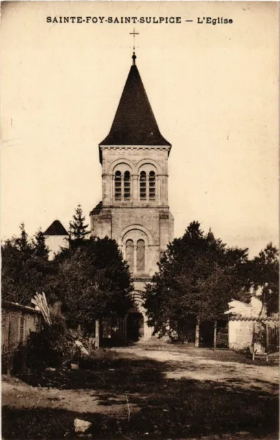 CPA Sainte-Foy-Saint-Sulpice - L'Eglise FRANCE (915619)