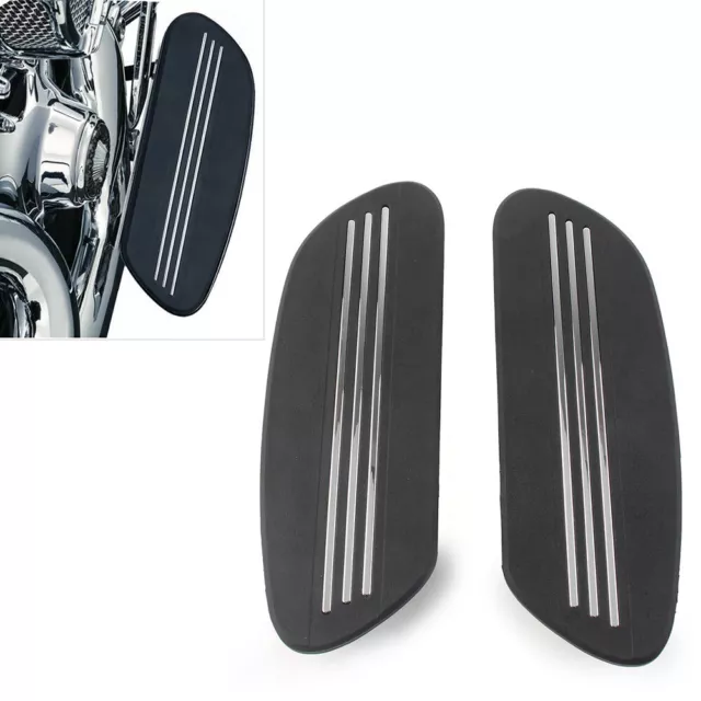 Motorcycle Rider Floorboard Footboard Inserts For Harley Touring Electra Glide