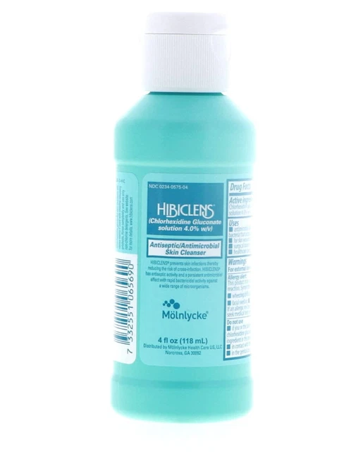 Antiseptic Antimicrobial Skin Cleanser 4Oz Foam Pump (2 Pack)