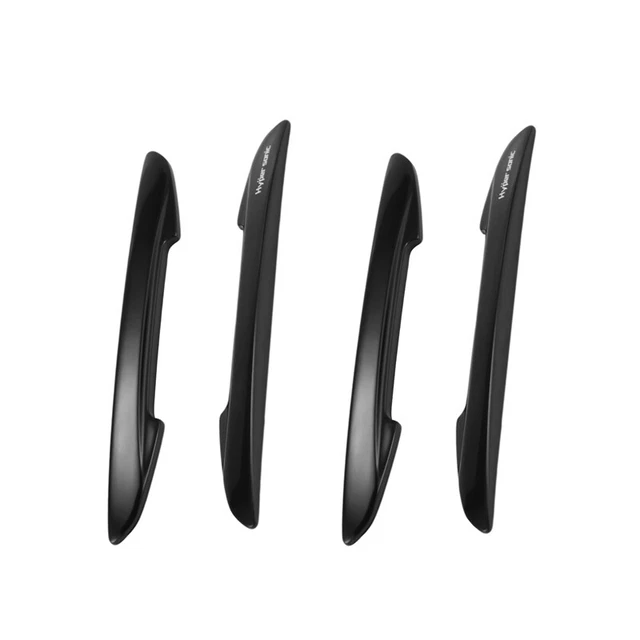 Protezioni Porta Auto Plastica Paraporta Nero 4PZ S5D4