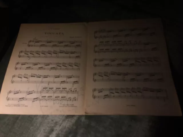 Claude Pascal Toccata Pour Piano score partition éditions Durand