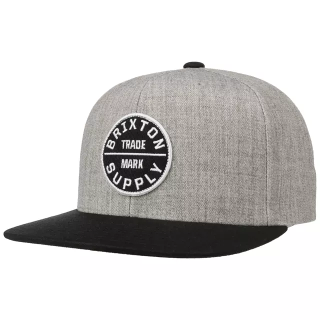 BRIXTON New Oath III Snapback Cap Basecap Baseballcap Flat Brim