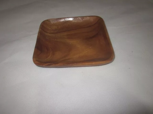 wooden bowl brown solid old used great condition