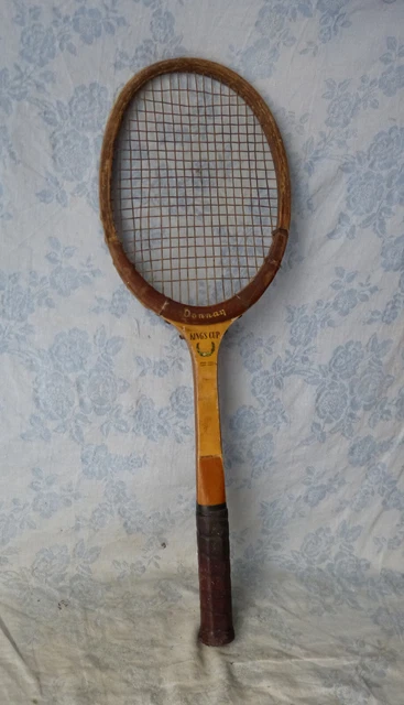 Raquette Tennis Bois VICTOR CLÉMENT – Presse ZEPHYR – Très Rare Ancienne