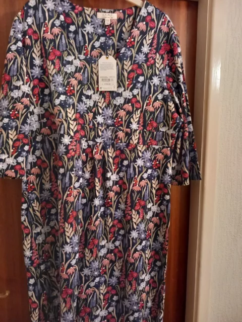 SEASALT FLORAL "SEED PACKET" DRESS     Size 22