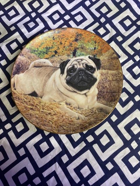 Danbury Mint Country Pug Plate