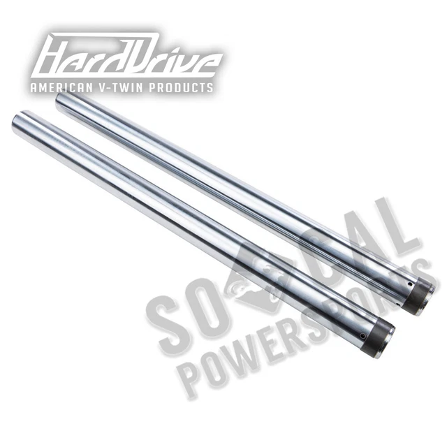 HardDrive Bare Fork Tubes 49mm X 27-1/2in FXDC Dyna Super Glide Custom 2006-2014