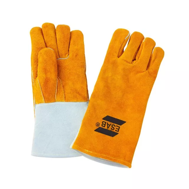 Esab Dura Heavy Duty Premium Leather Welding Hand Gloves Heat Resistant