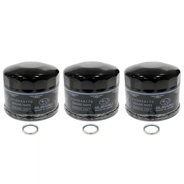 20152021 SUBARU WRX Oil Filter & Crush Gasket SET OF 3 OEM NEW