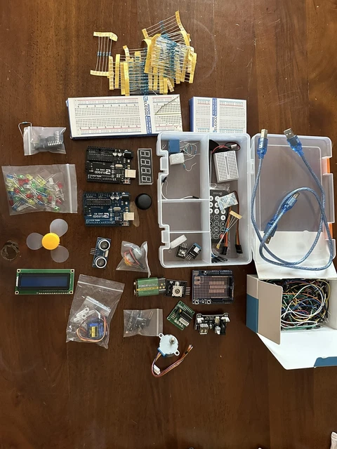 ELEGOO ADVANCED STARTER Kit + Starter Kit Basic uniti EUR 35,00 ...