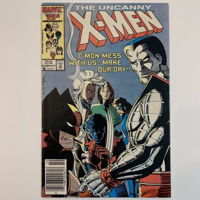 Uncanny X-Men 210 Mid-Grade Marvel 1986 1st App  The Marauders Claremont Romita