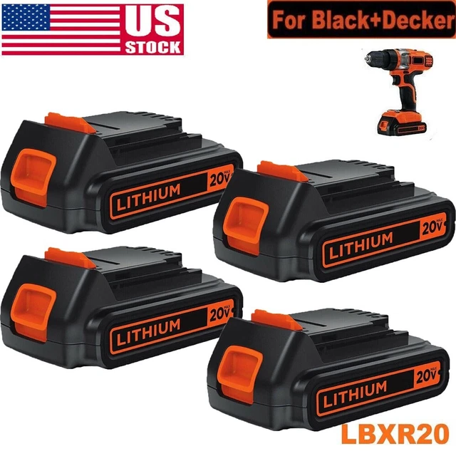 20V 1 5AH LITHIUM ION Battery For Black Decker 20 Volt LB20 LBX20