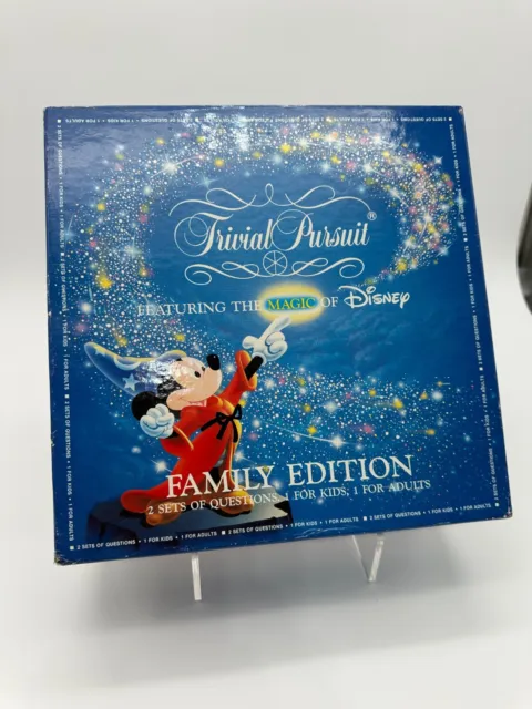 1986 Trivial Pursuit Featuring the Magic of Disney Family Edition Game 100% Comp