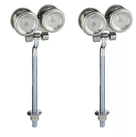 Stanley N174-268 # 5220 2 pack Zinc Box Rail Barn Door Trolley Hangers Rollers