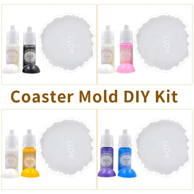 Silicone Mold Resin Clear Mold Coaster-Crystal Coaster-Mold Craft Accessory 10ml
