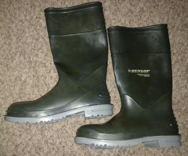 DUNLOP PROFORT MENS Boots Steel Toe Size 9 $24.67 - PicClick