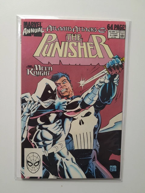 1989 Marvel Annual Atlantis Attacks - The Punisher Guest Starring Moon Knight